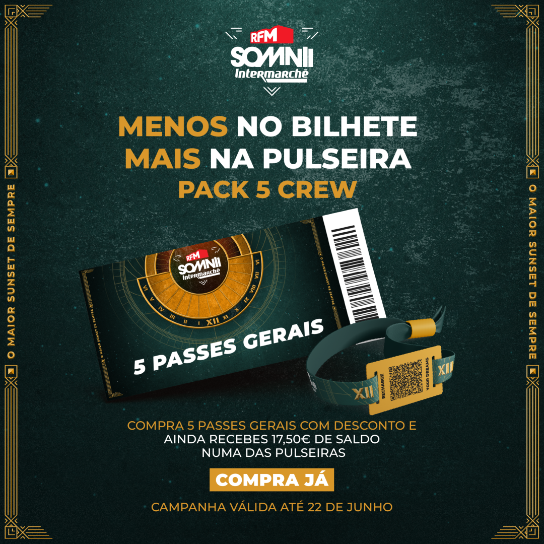 Pack 5 Crew RFM SOMNII Intermarché